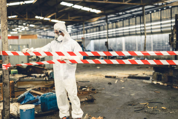 Professional Drug Lab Cleanup technician working in Rancho Cucamonga, CA